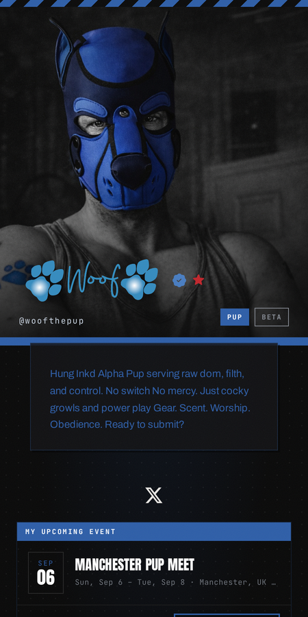A real Collr profile page